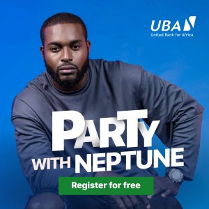party with DJ Neptune at the UBA Marketplace